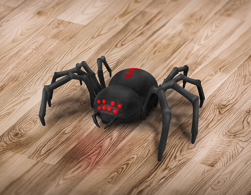 Terra - Remote Control Black Widow Spider