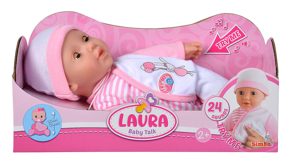 Laura doll 30 cm - 24 baby sounds