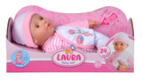 Laura doll 30 cm - 24 baby sounds