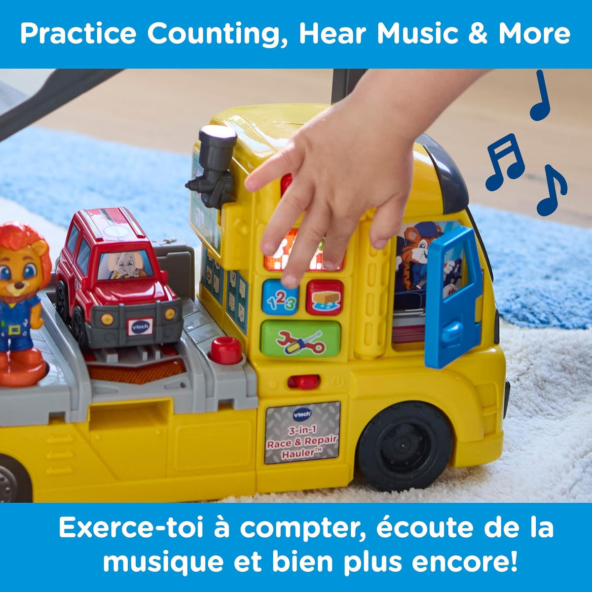 VTech - Super camion dépannage interactif 3 en 1 (Bil)