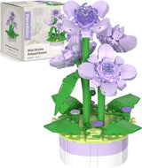 Mini Bricks Potted Flower - Violette