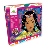 Artissimo - XL 10 Sand and Gold paintings - Indian Princesses