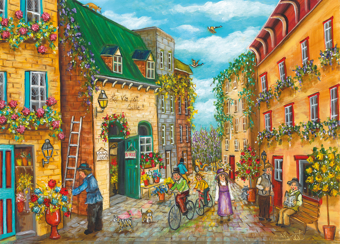 La ruelle aux 1001 fleurs - 1000 pcs