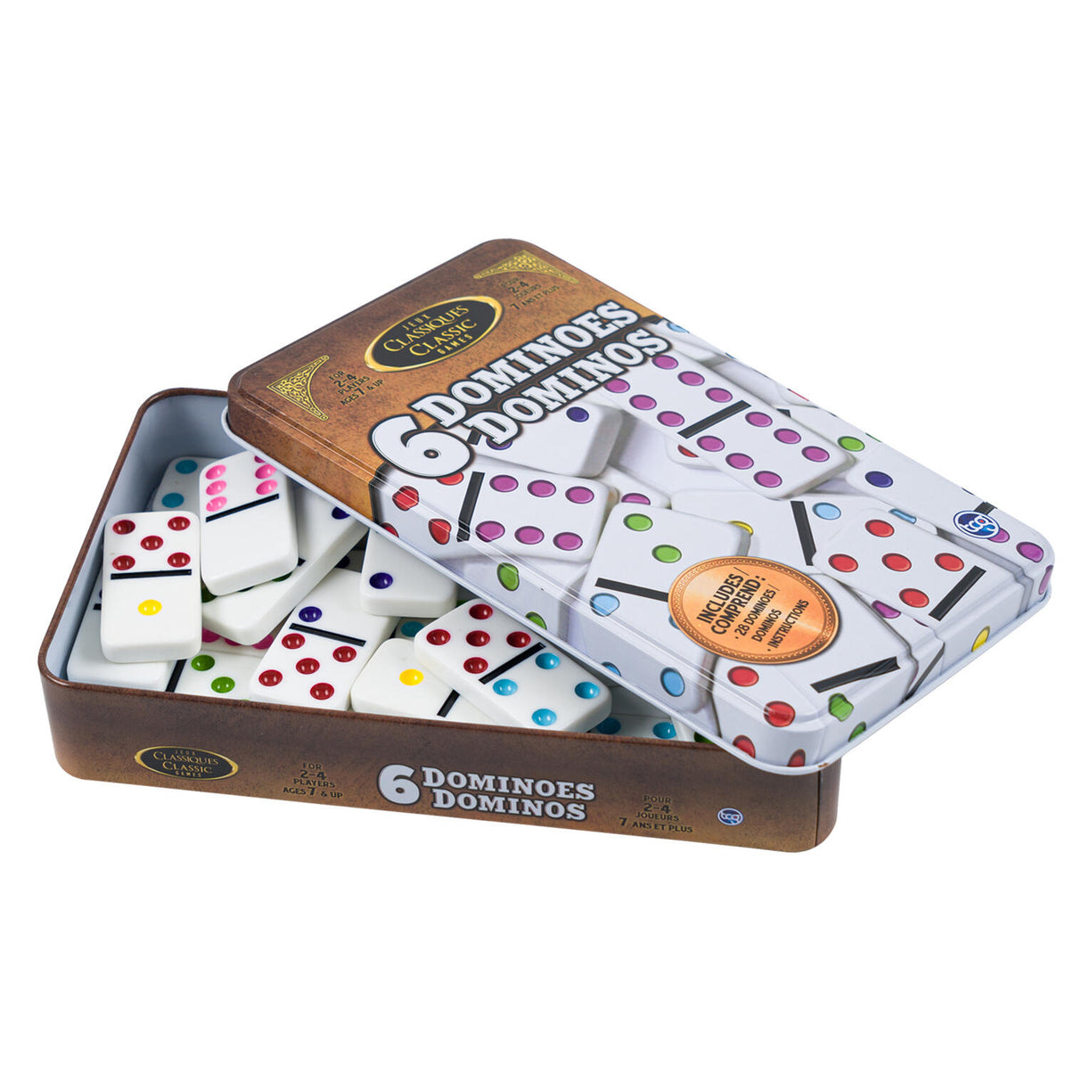 Dominoes - Double 6 (Bil)