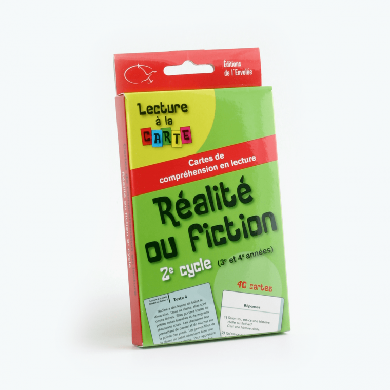 Lecture à la carte - Réalité ou fiction (Fr)