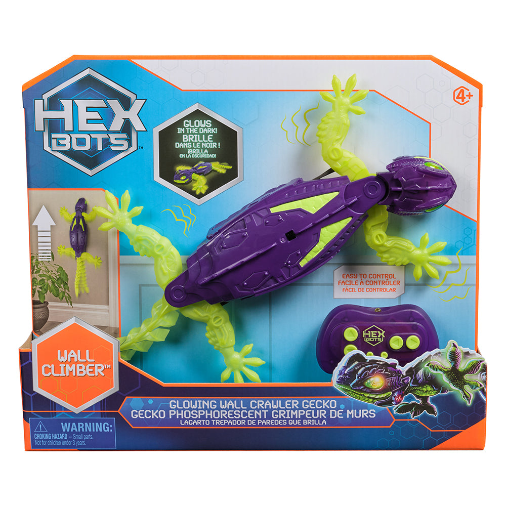 HEX Bots - Gecko grimpeur de murs - Brille dans le noir