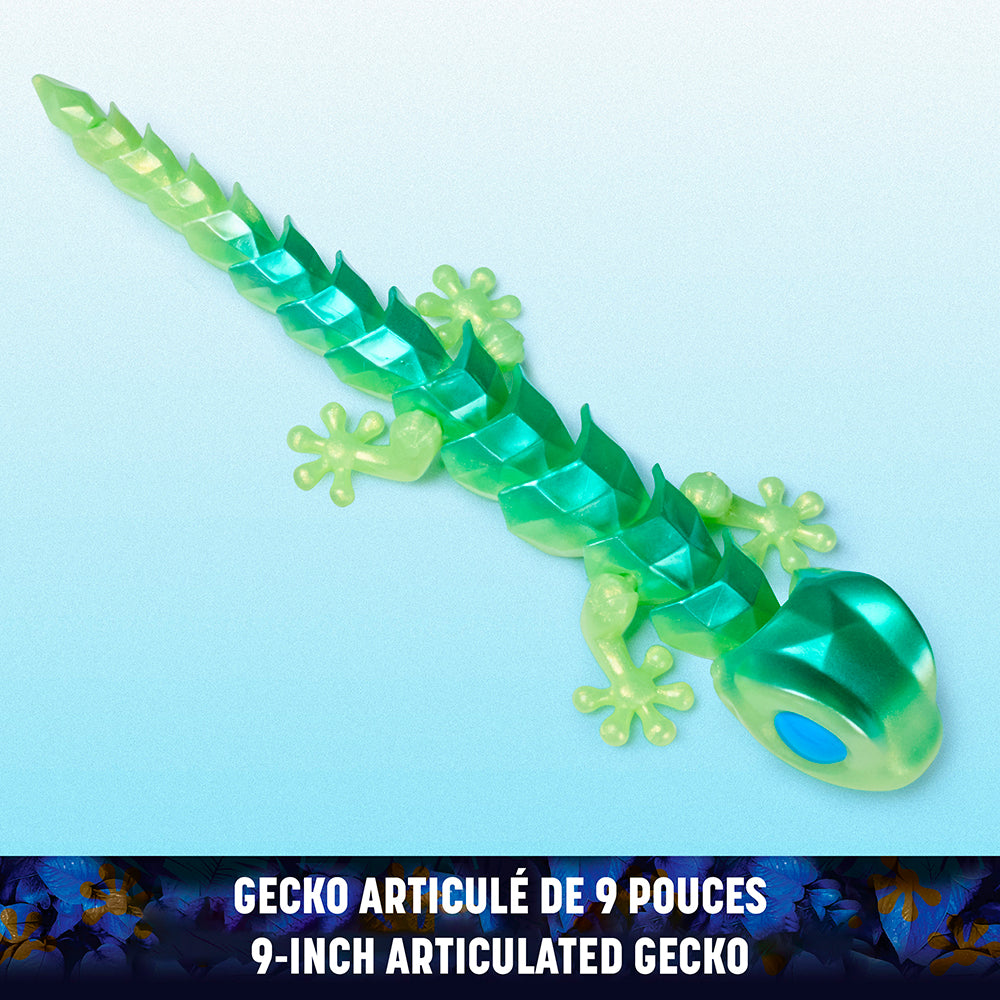 CrystaLynx - Figurine de gecko articulée (assortiment)