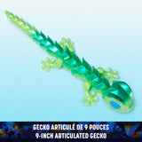 CrystaLynx - Figurine de gecko articulée (assortiment)