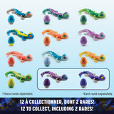 CrystaLynx - Figurine de gecko articulée (assortiment)