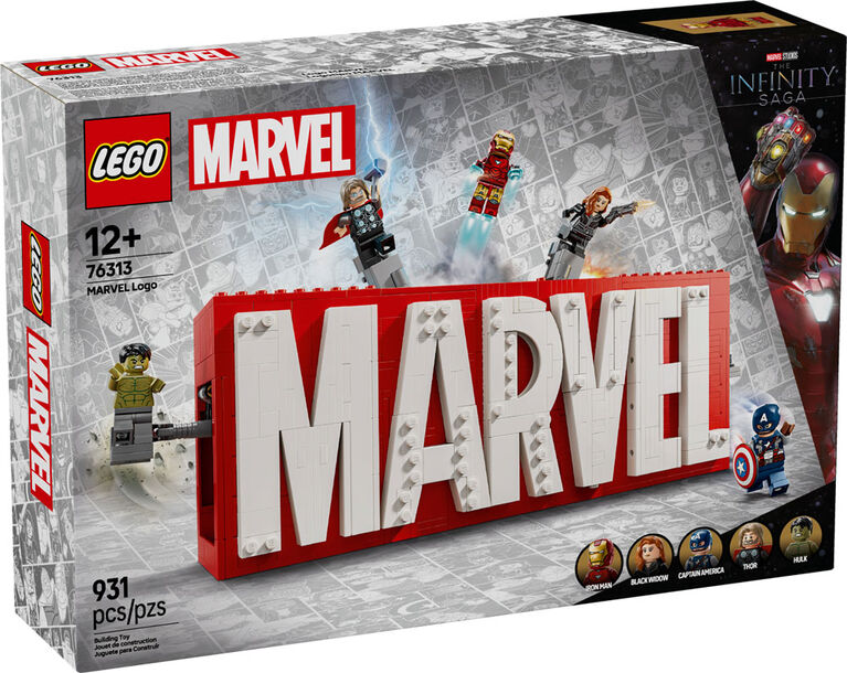 Logo Marvel et figurines - Marvel
