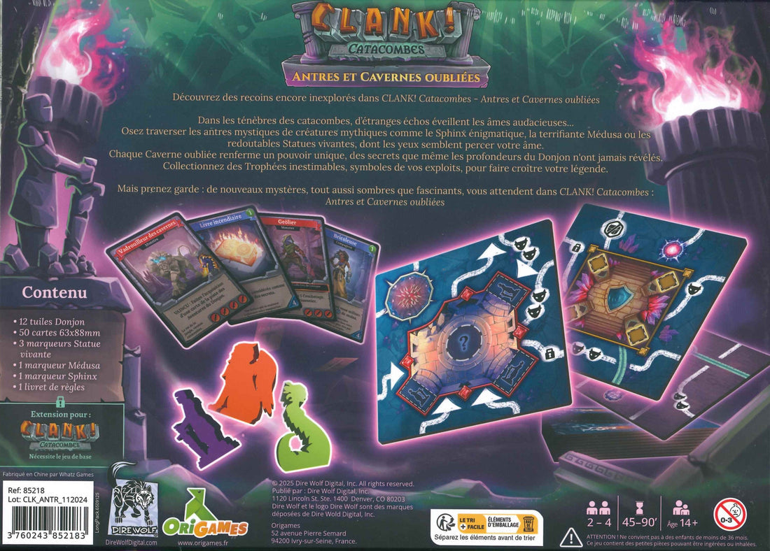 Clank! Catacombes - Antres et cavernes oubliées (Exp) (Fr)