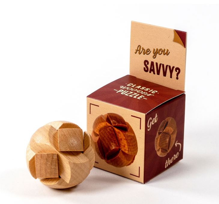 Wood and Metal Brainstorm Puzzle