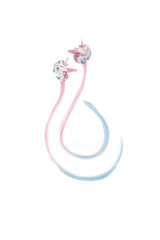 Extension de cheveux licorne pastel