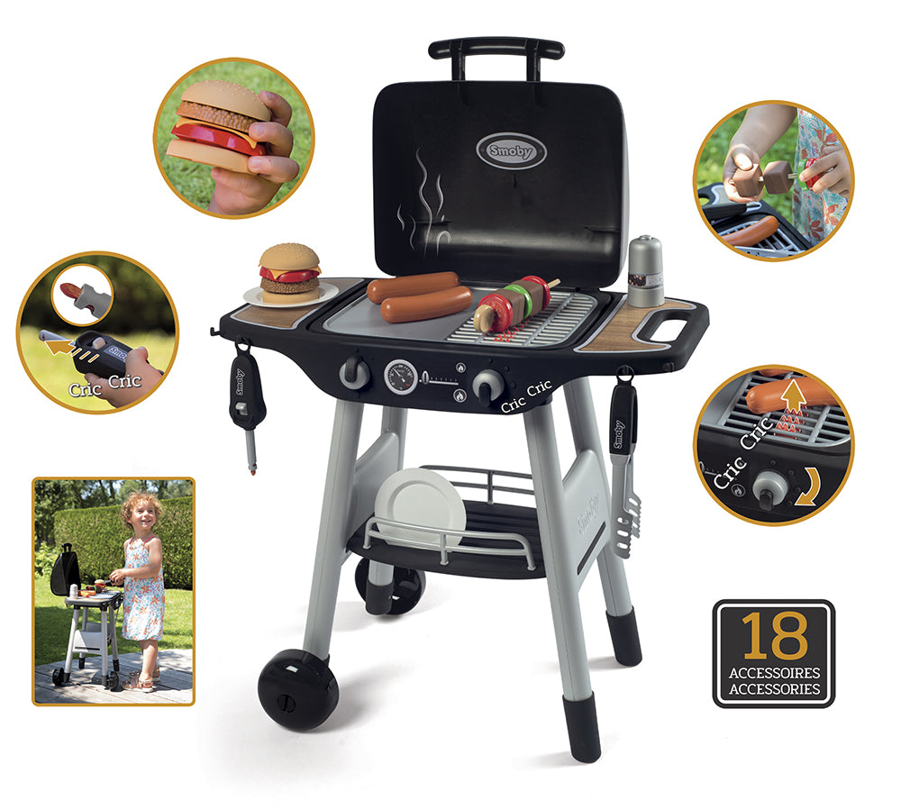 Smoby - BBQ Griddle with 18 Accessories