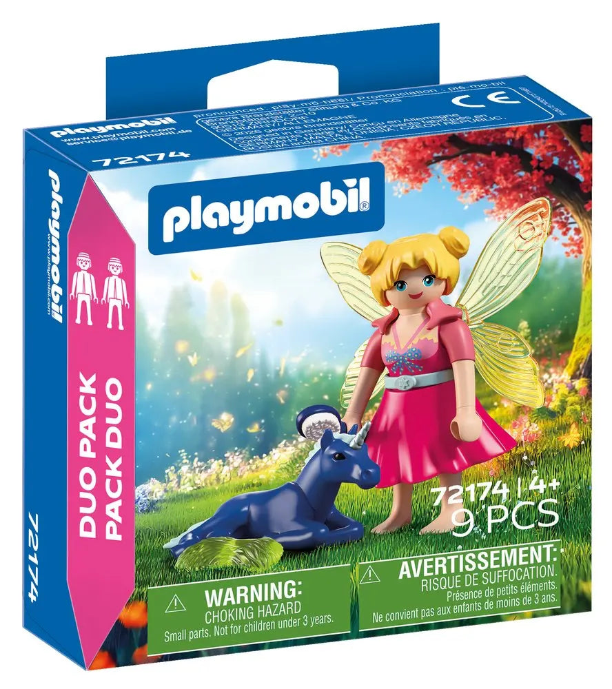 Fée et bébé licorne - Duo Pack