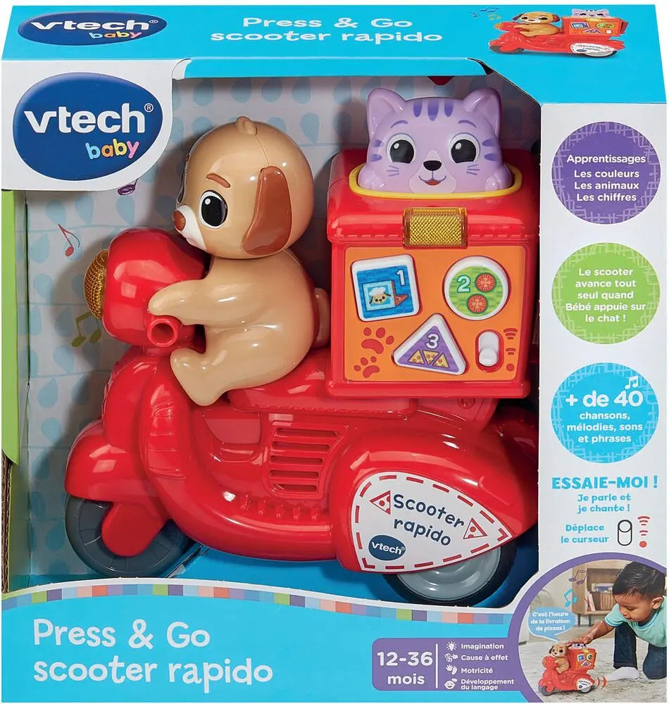 VTech - Press et Go Scooter Rapido (Fr)