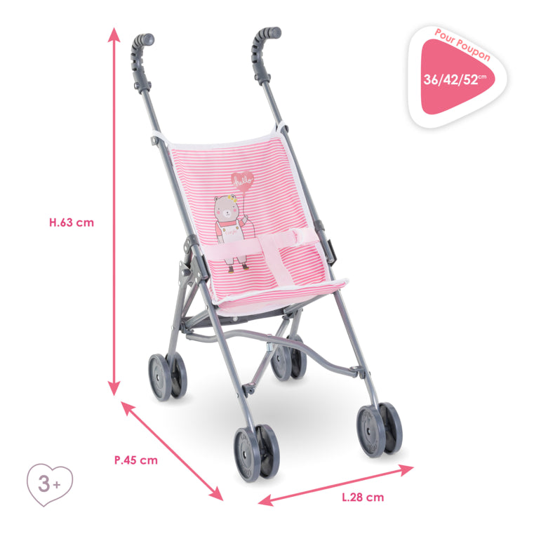 42 inch umbrella stroller Umbrella Stroller for 36/42/52 cm doll – La Ribouldingue