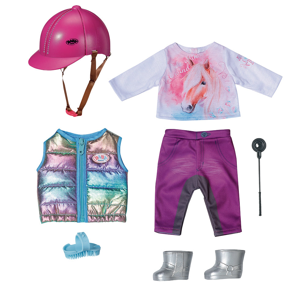 Baby Born - Ensemble d'équitation de luxe pour poupée de 43 cm