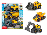 Dickie - Unité de travaux lourds Volvo 3 pcs