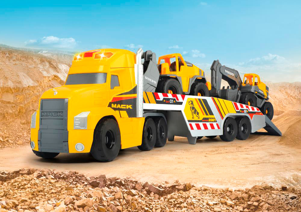 Dickie - Mack/Volvo Camion lourd Sons et lumières 70 cm