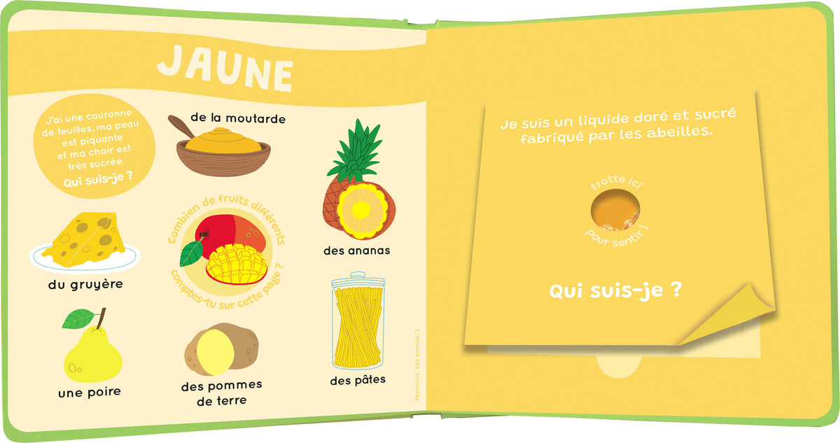 Mon livre des odeurs et des couleurs - Le marché (Fr)