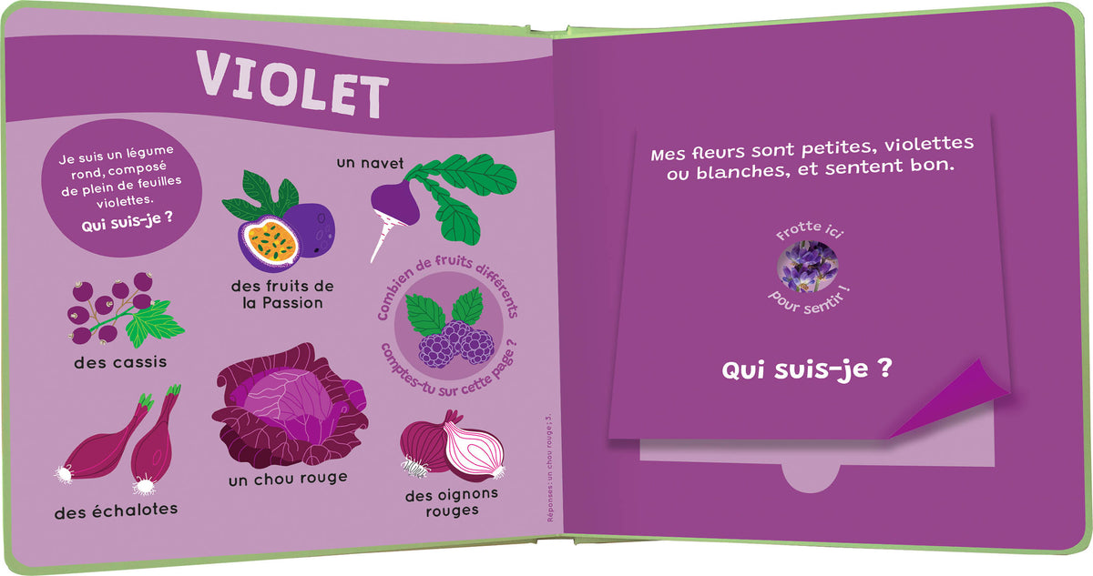 Mon livre des odeurs et des couleurs - Le marché (Fr)