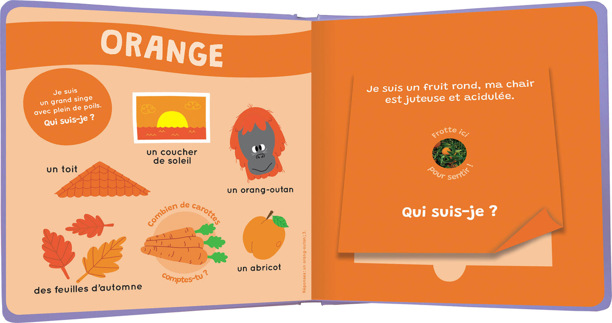 Mon livre des odeurs et des couleurs - Le jardin (Fr)