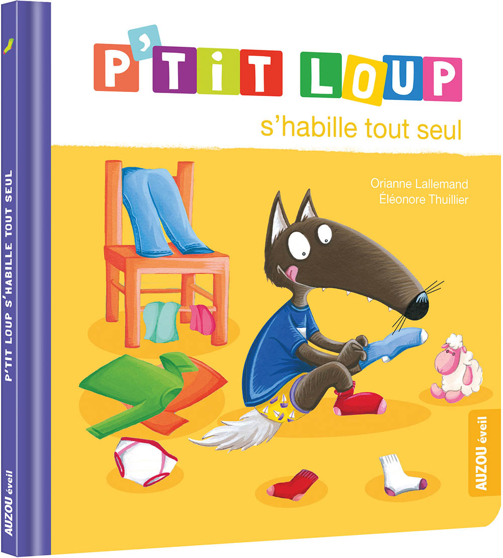 Livre - P'tit loup s'habille tout seul (Fr)