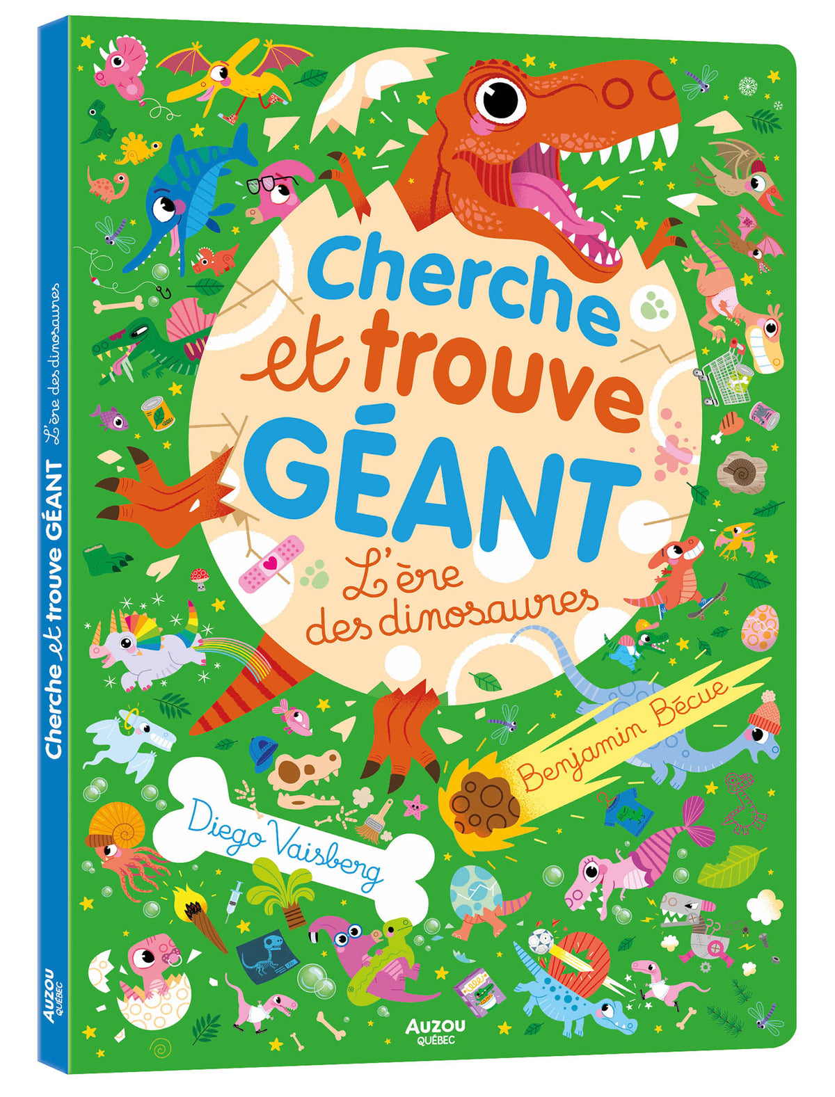 Livre - Cherche et trouve géant - L'ère des dinosaures (Fr)