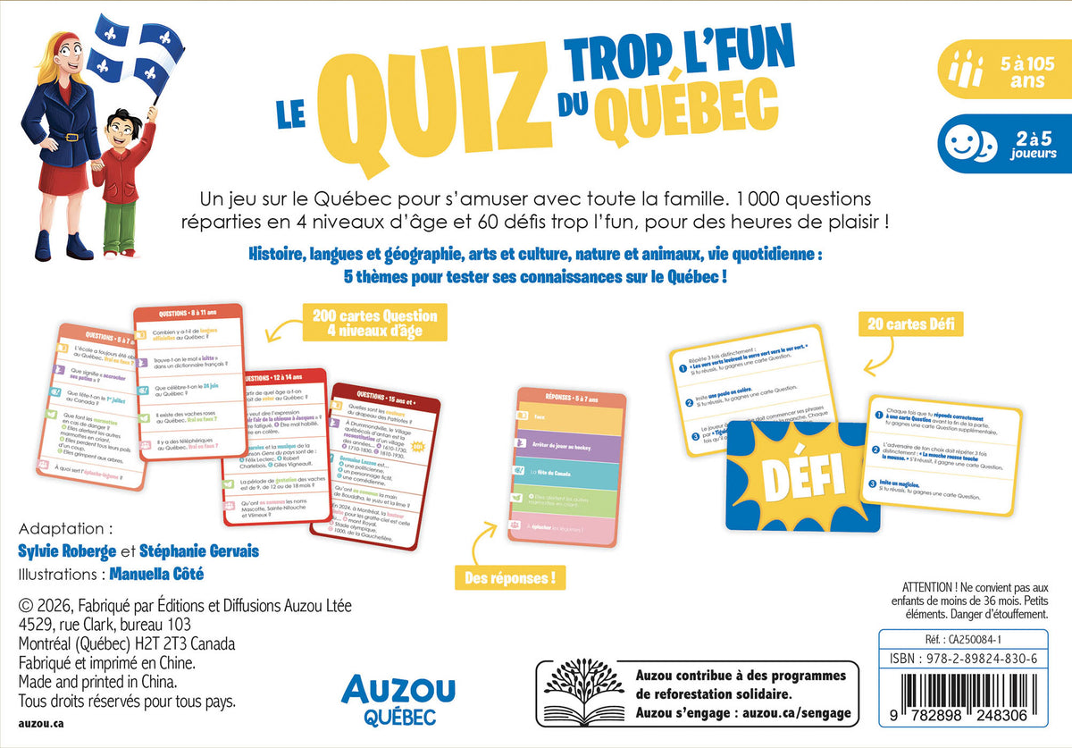 P'tit jeu - Le quiz trop l'fun du Québec (Fr)
