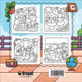 Coloriage cozy réconfortant - Mignons à croquer