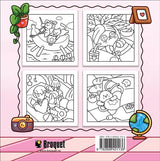 Coloriage cozy réconfortant - Petits bonheurs d'animaux