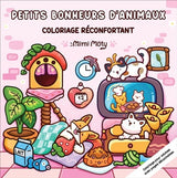 Coloriage cozy réconfortant - Petits bonheurs d'animaux