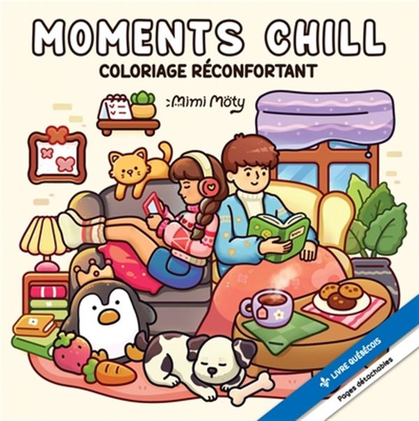 Coloriage cozy réconfortant - Moments chill