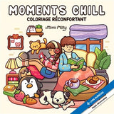 Coloriage cozy réconfortant - Moments chill
