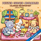 Coloriage cozy réconfortant - Petites choses adorables