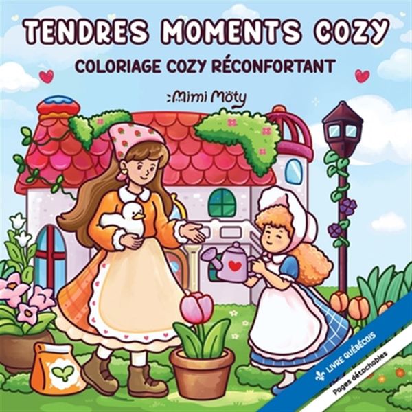Coloriage cozy réconfortant - Tendres moments cozy