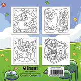 Coloriage cozy réconfortant - Amis magiques