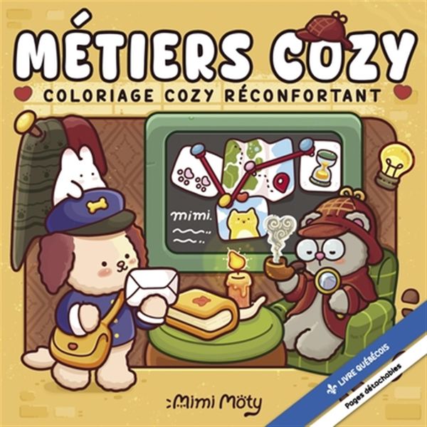 Coloriage cozy réconfortant - Métiers cozy
