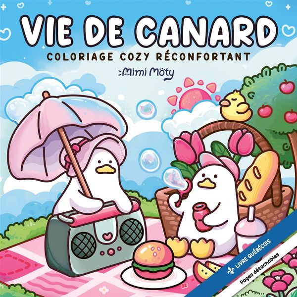 Cozy and Comforting Coloring Book - Duck Life