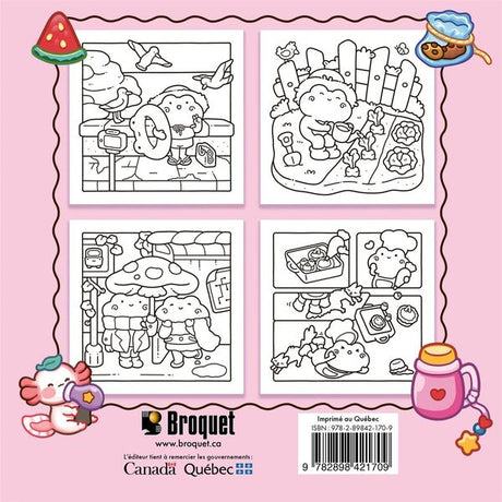 Cozy Comfort Coloring - Frog Life