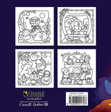 Coloriage cozy réconfortant - Câlins spooky