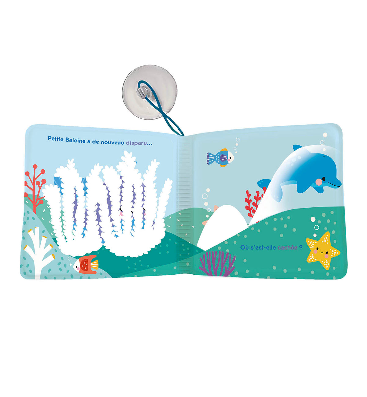 Cache-cache sous l'océan - Mon livre de bain magique (Fr)