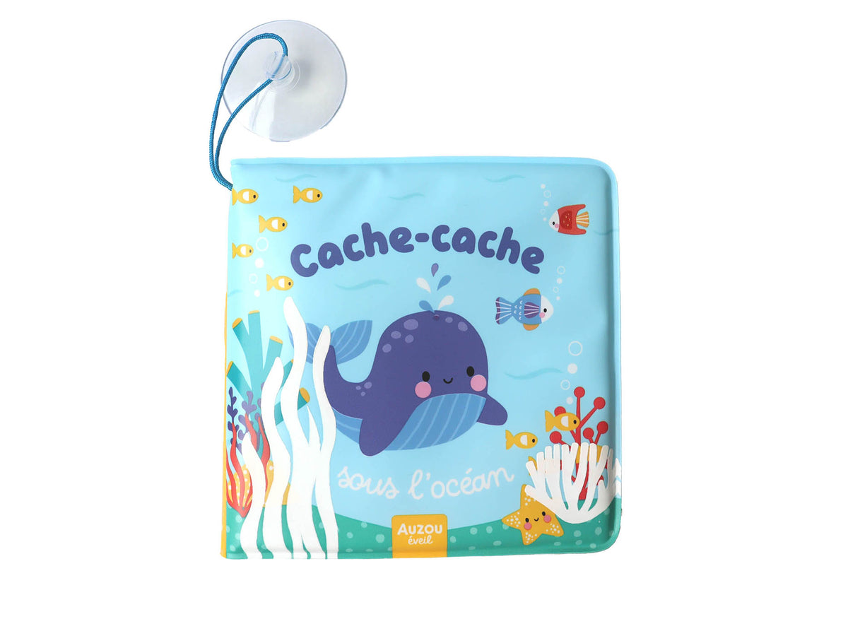 Cache-cache sous l'océan - Mon livre de bain magique (Fr)
