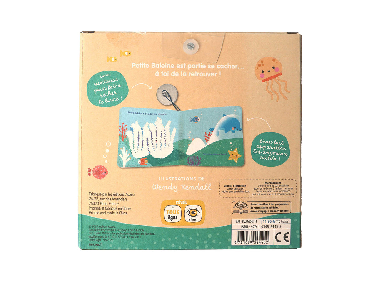 Cache-cache sous l'océan - Mon livre de bain magique (Fr)