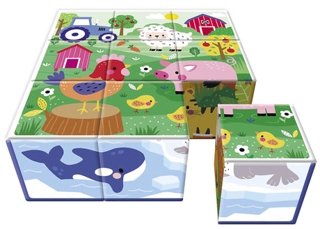 Mes cubes puzzle - Animaux mignons