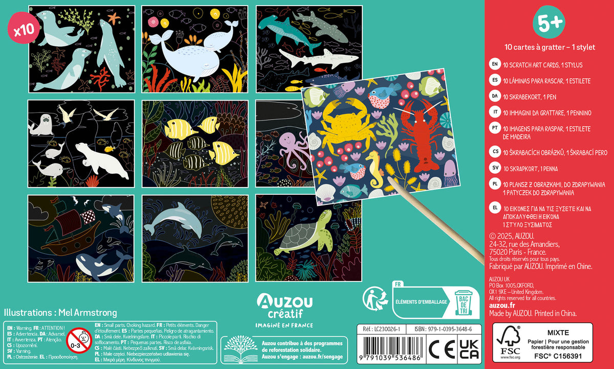 My Artist Portfolio - My Scratch Cards - Ocean (Multi)