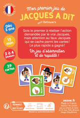 Mon premier jeu de jacques a dit (Fr)