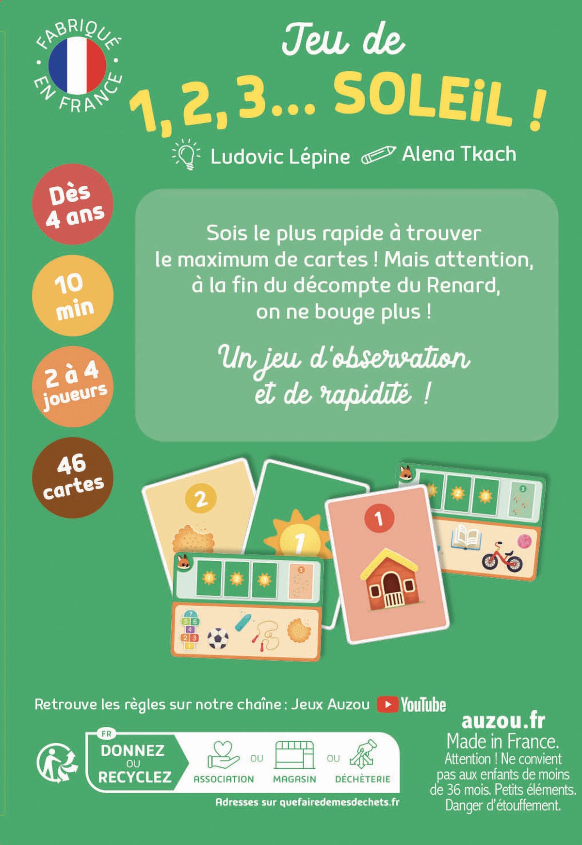 Jeu de 1, 2, 3... soleil ! (Fr)