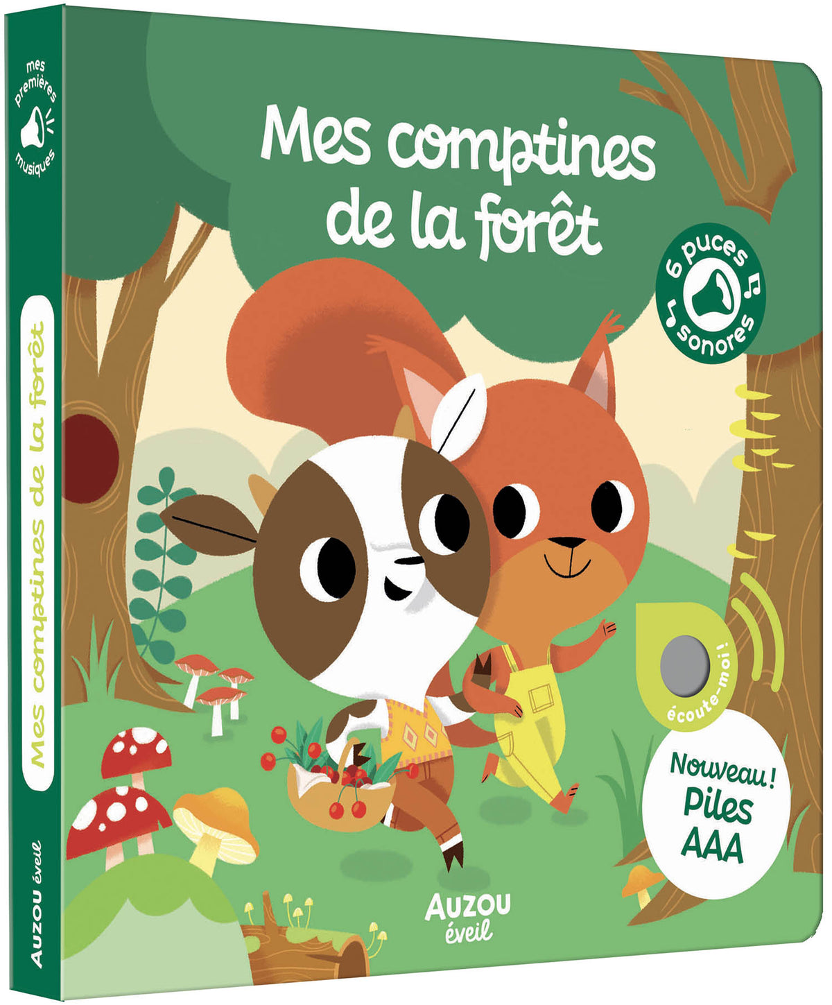 Livre sonore - Mes comptines de la forêt (Fr)